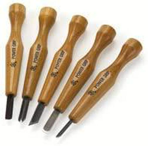 Mikisyo, Power Grip Carving Tools Five Piece Set