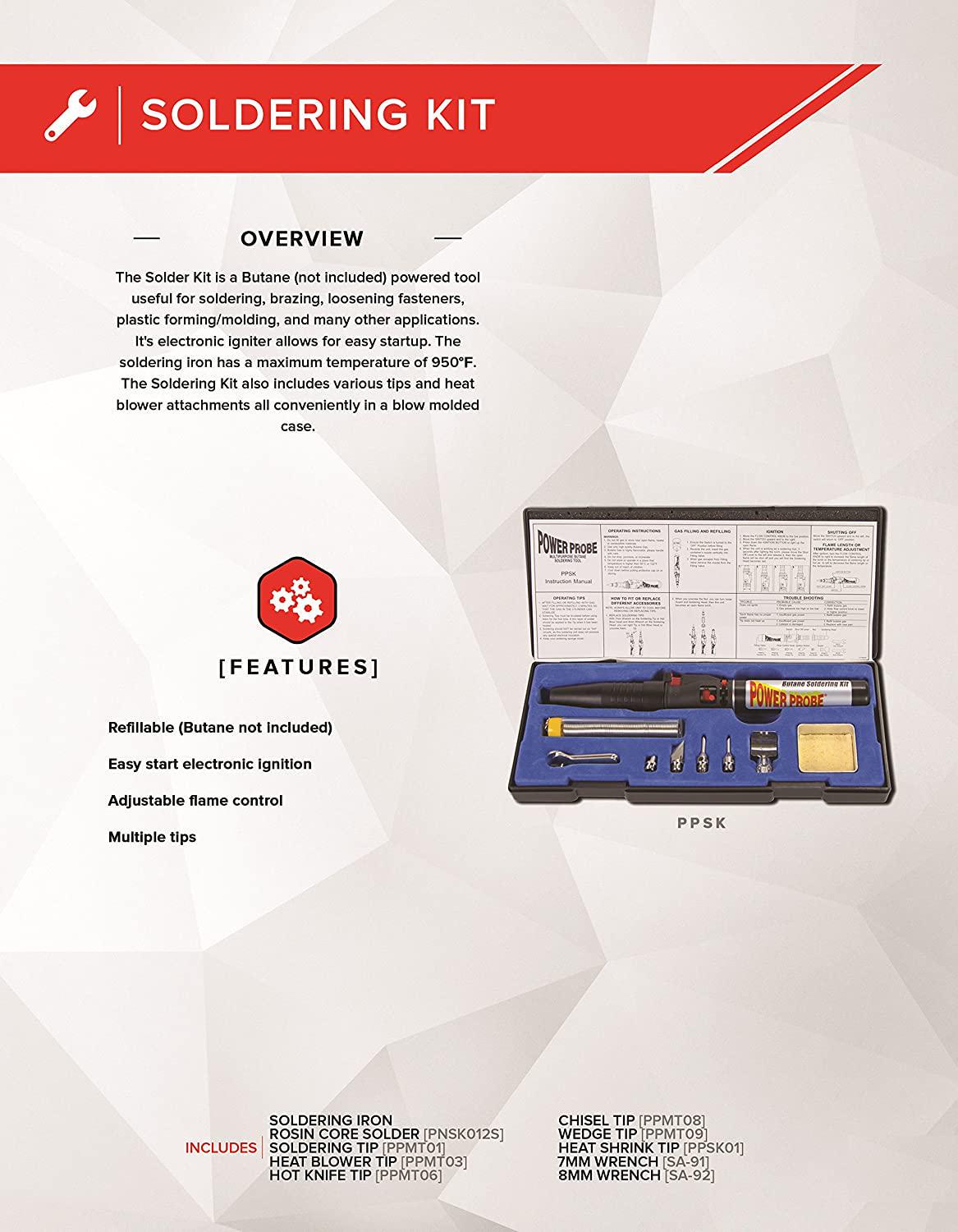 Power Probe, Power Probe PPSK Butane Soldering Kit