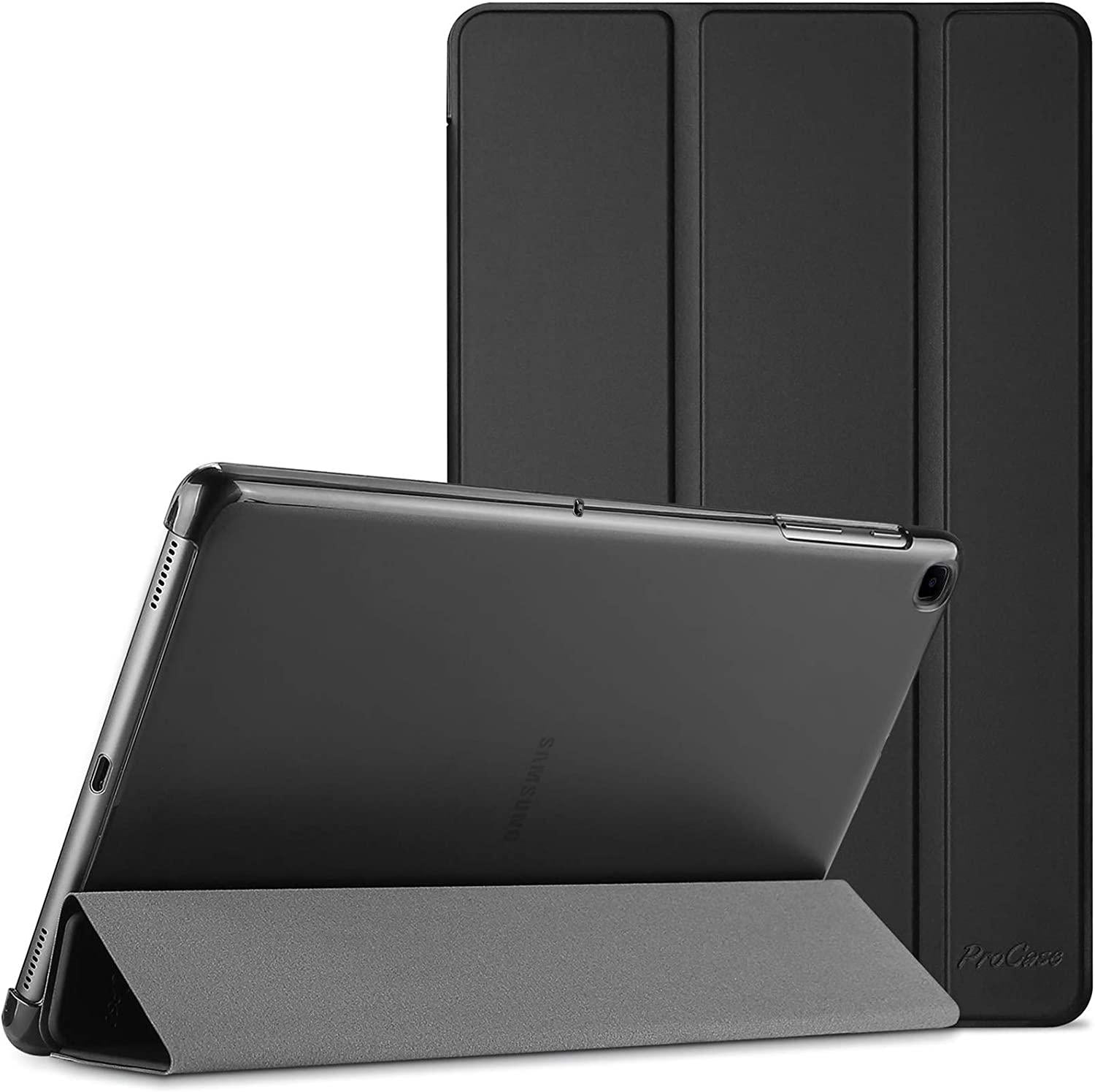 Procase, ProCase Galaxy Tab A7 Case 10.4 Inch (SM-T500 T503 T505 T507), Protective Stand Case Hard Shell Cover for 10.4 Inch Samsung Tab A7 Tablet 2020 -Black