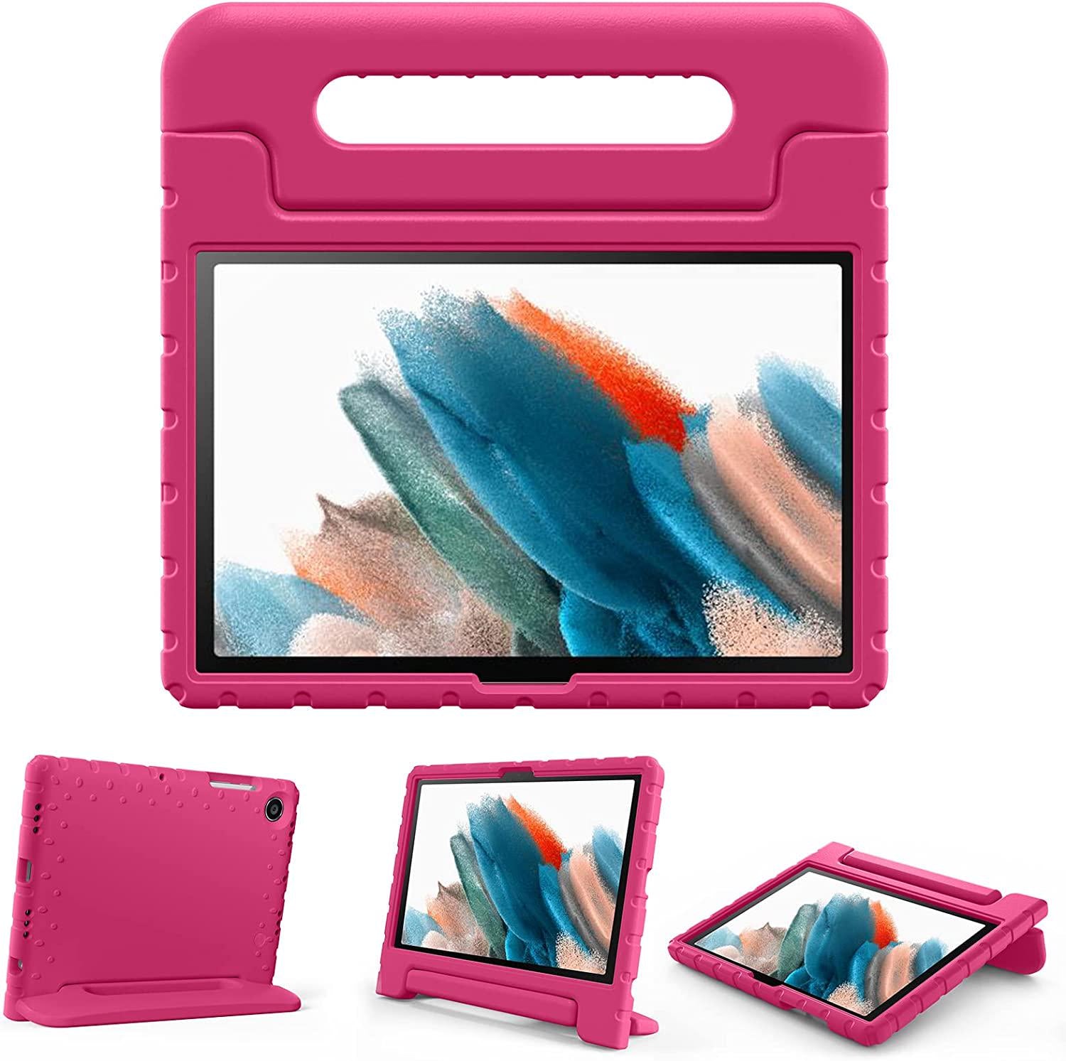 Procase, ProCase for Galaxy Tab A8 Kids Case, Shockproof Stand Cover Lightweight Kids Friendly Protective Case for Galaxy Tab A8 SM-X200/X205/X207 2022 Release Magenta
