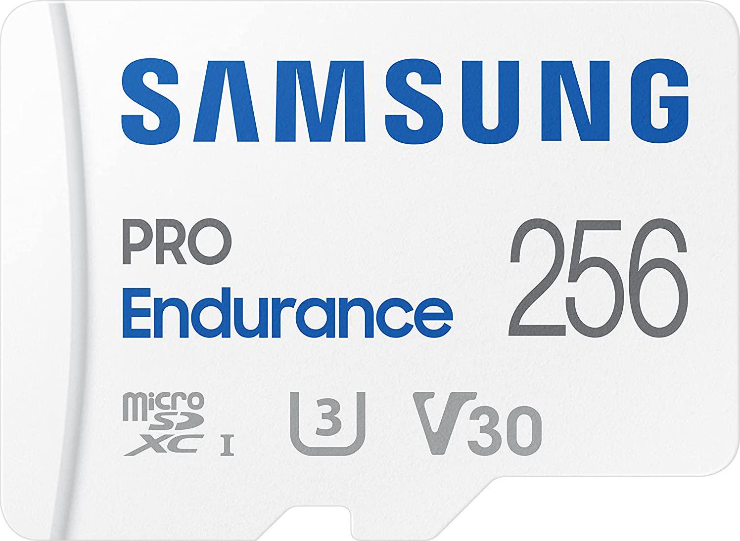 Samsung, SAMSUNG PRO Endurance New Portable SSD, 1TB, 256GB, Solid State Drive for Monitoring Devices, Long Lasting Performance, 2022